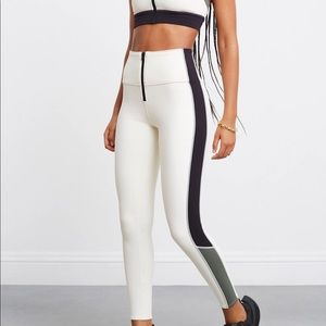 Bandier x Solid and Striped Zip front leggings